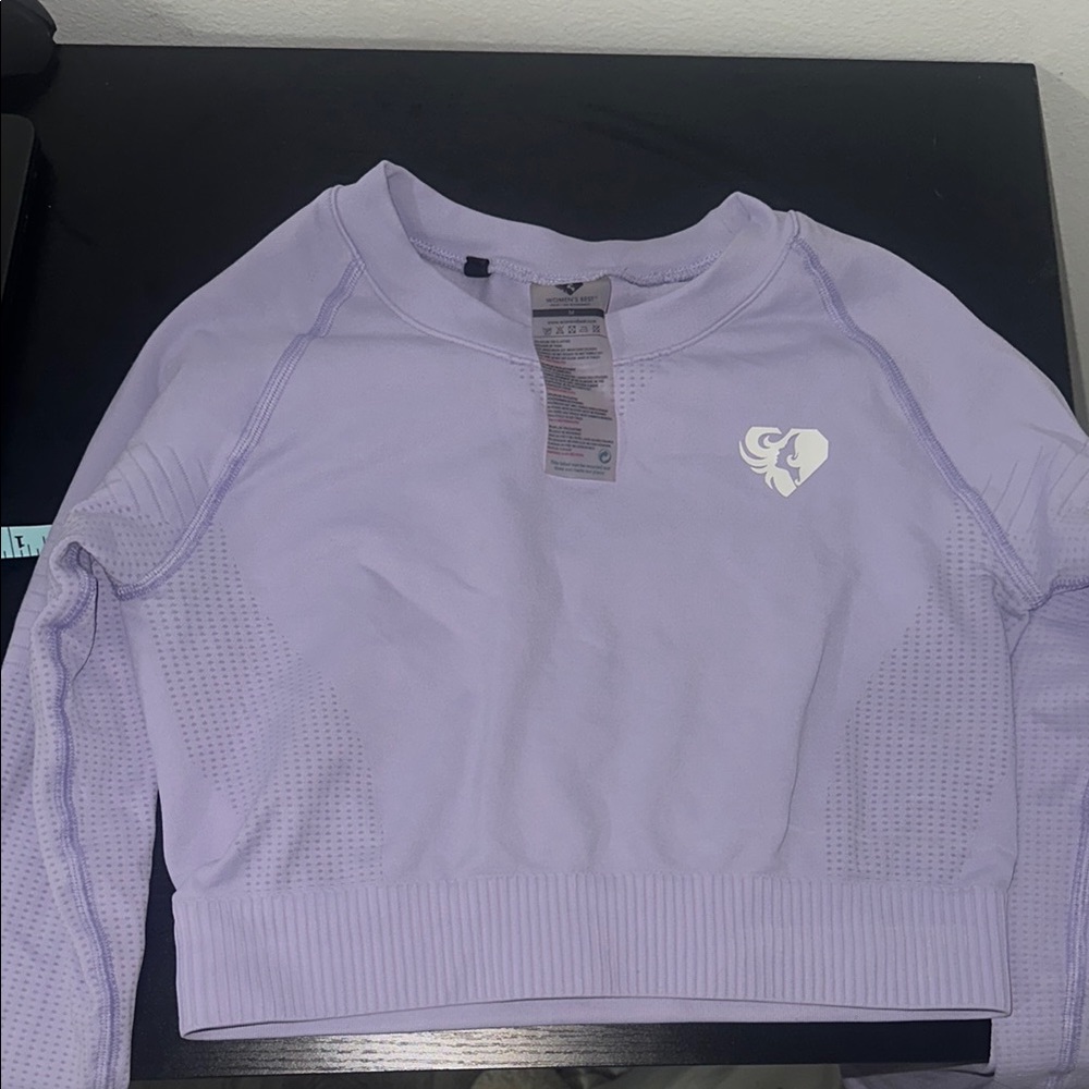 Women's Best Lavender Crop top activewear size M